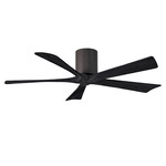 Irene Hugger Ceiling Fan - Textured Bronze / Matte Black