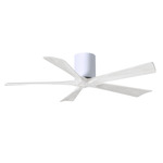 Irene Hugger Ceiling Fan - Gloss White / Matte White