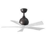 Irene Ceiling Fan - Textured Bronze / Matte White