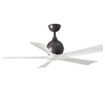 Irene Ceiling Fan - Textured Bronze / Matte White