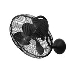 Laura Wall Fan - Matte Black