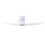 Lindsay Ceiling Fan with Light - Matte White / Matte White