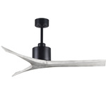 Mollywood Ceiling Fan - Matte Black / Barn Wood