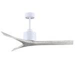 Mollywood Ceiling Fan - Matte White / Barn Wood