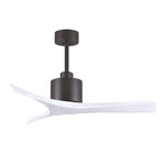 Mollywood Ceiling Fan - Textured Bronze / Matte White