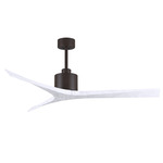 Mollywood Ceiling Fan - Textured Bronze / Matte White
