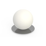 Bola Sphere Table Lamp - Gunmetal / Opaline