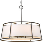 Lenyx Pendant - Iron Ore / White