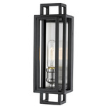 Titania Wall Light - Black / Brushed Nickel
