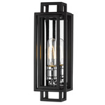 Titania Wall Light - Black / Chrome