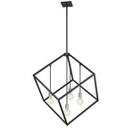 Vertical Pendant - Brushed Nickel / Matte Black