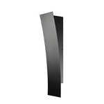 Landrum Soft Curved Outdoor Wall Sconce - Black