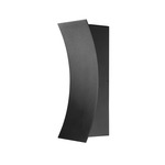 Landrum Full Curved Outdoor Wall Sconce - Black
