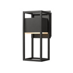 Barwick Outdoor Wall Sconce - Black / Etched Glass