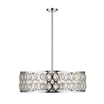 Dealey Chandelier - Chrome / Clear