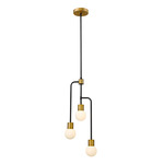 Neutra Chandelier - Foundry Brass / Opal