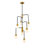 Neutra Chandelier - Foundry Brass / Opal