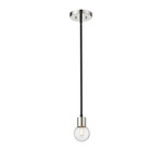 Neutra Pendant - Polished Nickel / Clear