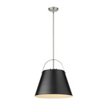 Z-Studio Pendant - Brushed Nickel / Matte Black