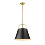 Z-Studio Pendant - Heritage Brass / Matte Black