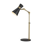 Soriano Table Lamp - Heritage Brass / Matte Black