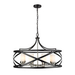 Malcalester Pendant - Brushed Nickel / Matte Black