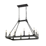 Barclay Linear Chandelier - Matte Black