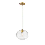 Harmony Pendant - Olde Brass / Clear