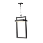 Luttrel Outdoor Pendant - Black / Frosted