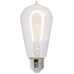ST18 Med Base Curved Filament 4W 120V 2200K 95CRI 2-PACK - Amber Light