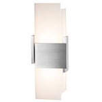 Acuo LED Wall Sconce - Brushed Aluminum / Frosted