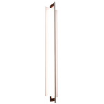 Merus Bathroom Vanity Light - Walnut / Matte White