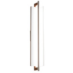 Allavo Bathroom Vanity Light - Walnut / White