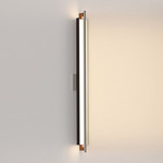 Allavo Bathroom Vanity Light - Walnut / Black