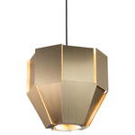 Astrum LED Pendant - Distressed Brass