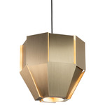 Astrum Pendant - Distressed Brass