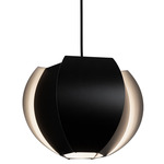 Veris Pendant - Matte Black / White