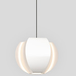 Veris LED Pendant - Gloss White