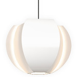 Veris LED Pendant - Gloss White