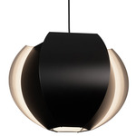 Veris Pendant - Matte Black / White