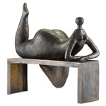 Odalisque Sculpture - Bronze