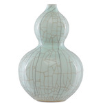 Maiping Double Gourd Vase - Celadon Crackle