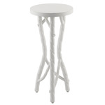 Acero Drinks Table - Gesso White
