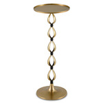 Salice Drinks Table - Antique Brass