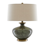 Greenlea Table Lamp - Gray / Natural Linen