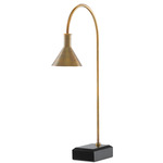 Thayer Table Lamp - Brass / Black