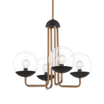 Outer Limits Chandelier - Bronze / Clear