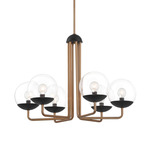 Outer Limits Chandelier - Bronze / Clear