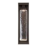 Maison Outdoor Wall Sconce - Statuary Bronze / Clear Hammered