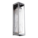 Maison Outdoor Wall Sconce - Argento Grey / Clear Ledgestone